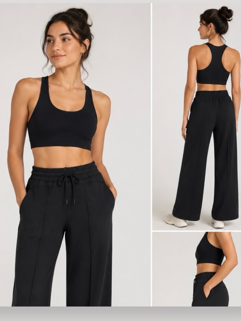 Lululemon soft stream Women’s High-Waist Wide Leg Lounge Pants - Black